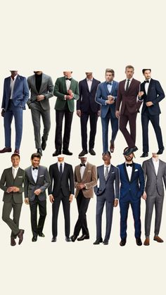 Black Tie Optional Mens Guest Attire Collage