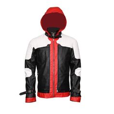 [additional]Jason Todd Batman Arkham Knight Red Hood Leather Jacket 100% Real Leather, Premium Stitching Throughout, Classic Style, High-Quality Zipper, Free Shipping. Our jacket is made with the best products available that tend to enhance its beauty. QUALITY: The leather jacket is made with the best quality leather which is not only durable but also resistant to tear. It can also endure harsh environmental conditions and would look exactly the same for years and years. 100% SCREEN ACCURATE STY Arkham Knight Red Hood, Batman Arkham Knight Red Hood, Leather Costume, Red Hood Jason Todd, Batman Costume, Batman Arkham Knight, Womens Biker Jacket, Arkham Knight, Batman Arkham