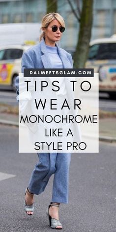 How To Wear Monochromatic Outfits & Look Put Together | Monochromatic Outfits | Monochromatic Fashion | Monochromatic Outfit Street Style | Monochromatic Outfit Summer | Monochromatic Outfit Winter | Monochromatic Outfit Aesthetic Monochromatic Outfit 2023, Monochrome Business Outfits, Monochrome Spring Outfit, Navy Monochrome Outfits For Women, Blue Monochromatic Outfit Summer, Spring Monochromatic Outfit, Tonal Outfits Monochrome, Monochromatic Business Outfit, Monochromatic Fall Outfit