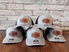 Make a statement when your groomsmen roll up fitted with our customized hats.  We offer several options to match your tastes or wedding theme.   - Each hat is a top-quality Richardson 112 cap made fresh for you. - 10 Unique Color combos for your hat, including digitally printed camo. - 5 Different high quality leatherette patch options, made from premium materials. Ordering Instructions - In order to keep all information correct, please add each hat separately. - Select the hat color & patch col Cheap Hats For Country Events Cap Shape, Personalized Hat For Groom, Customized Hats, Leather Patch Hat, Groomsmen Gifts Personalized, Groomsman Gift, Patch Hat, Man Hat, Wedding Hats