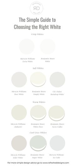 the simple guide to choosing the right white paint color for your home, from interior and exterior