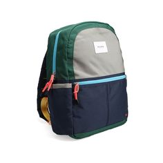 Kane’s eye-catching color in green and navy makes it a fun statement backpack for all ages, and ideal for kindergartners and elementary students! It features a main storage compartment with a zippered front pocket, and velcro side pockets. It's touched off with the signature STATE. Product Features: The main compartment fits a standard school size folder and equipped with organizational zip pockets, slip pockets, and pen holders Zippered front pocket Side water bottle pockets Soft padded easily Kids Backpack, Lunch Boxes, Kids Backpacks, Eye Catching Colors, Pen Holders, Front Zipper, Front Pocket, Product Features, Zip Pockets