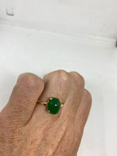 Vintage Lucky Green Nephrite Jade ring Fun jade is color enhanced Large green nephrite jade Ornate German Gold finished Vintage ring, does not tarnish, NOT sterling Size 6, 7.25, 7.5, 8, or 9.25 All rings are shipped free in the US in a nice gift box. Check out our over a THOUSAND great reviews Engraving is $4 per letter and is not always perfect depending on the piece. It can take a few days if the jeweler is busy. This is payable to Paypal Judithsltd@gmail.com Jade Color, Lucky Green, Nephrite Jade, Jade Ring, Adjustable Bangle, Heart Locket, Vintage Ring, Rings Statement, Silver Bracelets