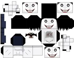 an origami paper model of a dracula