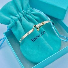 Check out Tiffany & Co  Sliver 18K Yellow Gold Bangle Bracelet, the latest item I added on eBay! #eBay #eBaySeller Tiffany Bangle, Heart Clip, Jewelry Tiffany, Yellow Gold Bangle, Authentic Jewelry, Blue Gift, Tiffany Co Jewelry, Gold Bangle Bracelet, Gold Bangle