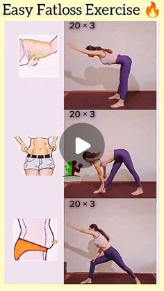 a woman doing yoga poses with the instructions to do it on her stomach and back