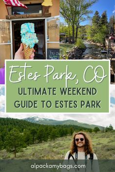 Visit Estes Park Colorado for a weekend and enjoy incredible mountain views, delicious restaurants and sweet treats, and hiking at Rocky Mountain National Park. Learn how to plan an epic weekend in Estes Park Colorado! Estes Park Travel Guide | Colorado Road Trip | Colorado Travel Guides | Best Hiking in Colorado