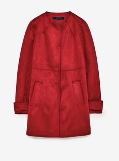 Find Zara Women Faux Suede Coat Red Size S on eBay in the category Clothing, Shoes & Accessories>Women>Women's Clothing>Coats, Jackets & Vests. Stylish Coat, Faux Suede Fabric, Suede Coat, Stylish Jackets, Red Coat, Red Jacket, Long Coat, Zara Women, Hijab Fashion