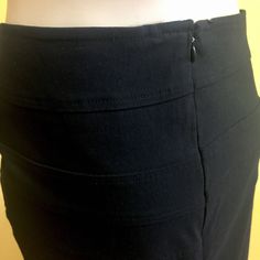 "This comfy and stretch fabric A-line skirt design easy to slip on but with zipper closure. The wrap design at the waist will flatter curves for a slim fit look. Stretchy solid black fabric allows for a comfortable, and flexible fit and offer just the right look for almost any occasion, whether it's date night, a baby shower, a day at the office, or just relaxing with friends. It would be the perfect dress for a someone who loves to keep things simple. Accent your silhouette with this flattering 90s Office, Slim Girl, Slim Skirt, Stretch Pencil Skirt, Working Women, Office Attire, Working Woman, Skirt Design, Slim Waist