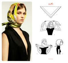 Scarf Knots, Mode Turban, Hair Scarf Styles, Hair Scarf, Scarf Tying, Fashion Hacks Clothes, Mode Inspo