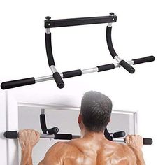 The Door Pull Up Bar helps you create a perfect upper body shape with a lot of exercise on the upper body. Easy to use. Let you easily have the perfect upper body! Think of it as a home fitness instructor, a perfect fit for those who don't have time to go to the gym. If you are looking for such a product, don't hesitate to place an order! Features: Multifunctional Pull Up Bar: When the pull up bar on the doorway, it provides narrow, neutral, wide pull-ups, which build your shoulder and back musc Forearm Training, Door Gym, Muscular Back, Doorway Pull Up Bar, Forearm Workout, Personal Gym, Crunches Workout, Home Gym Exercises, Bar Workout