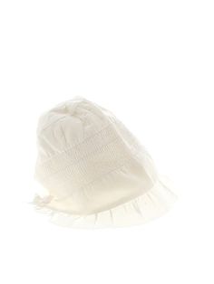 J and J by Janie and Jack Hat Size: 3-6 Month Accessories - used. 100% Cotton | J and J by Janie and Jack Hat: Ivory Accessories - Size 3-6 Month Spring Adjustable Bonnet, White Sun Hat For Spring Play, White Spring Sun Hat For Play, White Bucket Hat For Play, White Adjustable Hat For Baptism, White Cotton Bonnet For Spring, Cream Classic Sun Hat For Spring, Classic Cream Sun Hat For Spring, Fitted Cream Cotton Hats