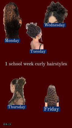 Curly Hairstyles For Everyday, How To Take Care Of 2c Hair, Protective Nighttime Hairstyles, How To Weigh Down Curly Hair, Week Of Curly Hairstyles, Messy Claw Clip Hairstyles Curly Hair, Day Two Curly Hairstyles, How To Give Curly Hair More Volume, Hair Styles For Frizzy Curly Hair