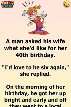 a birthday card with an image of a woman asking her husband to be his fortyth birthday