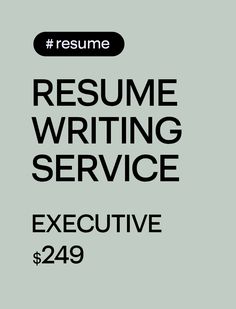 Rws Executive Job Search Tips, Thank You Letter