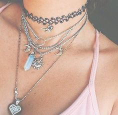 jewels tumblr choker necklace crystal grunge indie Choker Aesthetic, Tattoo Choker Necklace, Tattoo Choker, Bohol, Dieselpunk, Hippie Chic