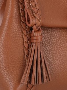 100% Bull leather Luxury Brown Hobo Bag With Braided Handles, Chic Cognac Shoulder Bag With Braided Handles, Elegant Crossbody Hobo Bag With Braided Handles, Luxury Brown Pouch Hobo Bag, Cognac Bag With Braided Double Handles, Elegant Brown Textured Leather Hobo Bag, Luxury Hobo Bag With Braided Handles, Chic Cognac Textured Leather Hobo Bag, Luxury Leather Bags With Braided Handles