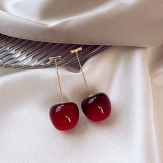 Cherry earrings women's autumn and winter high-end sense earrings red cherry fruit earrings 2023 new trendy earrings light luxury Cherry Drop Earrings, Dangle Earrings Wedding, Cherry Fruit, Cherry Earrings, Fruit Earrings, Red Cherry, Wedding Party Jewelry, Trendy Earrings, Mua Sắm