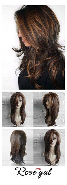 Medium Length Hair Straight, Hair Styles For Short Hair, Styles For Short Hair, Long Hair Care, Peinados Hair Styles, Layered Hair With Bangs, Hair With Layers, Medium Length Hair With Layers, Styles Ideas