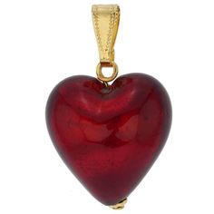 100% Authentic Murano Glass CONTACT ADD US FEEDBACK ABOUT US OUR STORE Best Seller Great Service Fast Shipping 24h  100% Satisfaction Guarantee Glass Of Venice Murano Glass Blown Red Heart Pendant Necklace For Women - Handmade In Italy   US $97.95  US $48.95   BUY › Watch Item ‹ › Ask a Question ‹   AUTHENTIC MURANO: Genuine Italian Murano Glass Heart Pendant for women handmade in Venice, Italy. Glass lined with 24K gold leaf. Murano pendants crafted in Italy make a fine token of Venice and Italian jewelry for women. HANDMADE: Each Murano Glass pendant is crafted entirely by hand using ancient glass-making techniques invented in Venice. Murano Glass items may vary slightly; no two of these pendants will be exactly the same. MEASUREMENTS: Approximately 3/4" x 3/4". Puffed heart shape. SPECI Red Heart Pendant Necklace, Chic Goth, Maximalist Jewelry, Red Heart Pendant, 2024 Ideas, Murano Glass Jewelry, Branding Inspo, Pendant For Women, Italian Jewelry