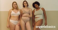 Organic Basics, Invisible Bra, Sustainable Products, Organic Cotton Clothing, Organic Clothing, Triangle Bra, Basic Long Sleeve, Active Leggings