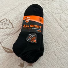 As Shown - 6 Pairs All Sports, Sports Socks, Sport Man, Sport Socks, Sock Shoes, Socks, Man Shop, Sports, Black