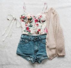 1990 Style, Mode Boho, Teenager Outfits, Girly Outfits, Spring Summer Outfits, Outfits Casuales, Outfits For Teens, Summer Outfit