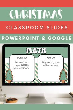 Discover the magic of Google Slides during the holiday season! Our Christmas Google Slides for the Classroom package offers interactive, creative, and festive ways to educate your students. From festively designed presentations to educational activities, this package has all you need to bring a joyful and informative Christmas to your classroom. Gingerbread Design, Bulletin Board Ideas, Class Decor, Printable Posters, Class Decoration, Classroom Displays, Classroom Posters