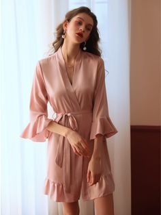 Discover chic ways to embrace the elegance of French romance with our Luxurious Satin Sexy Sleepwear Robe. This exquisite sleepwear set exudes romantic allure and sophistication, making it the perfect choice for those special nights.
Indulge in the luxury of our Luxurious Satin Sexy Sleepwear Robe and transform your nights into moments of elegance and sensuality. Whether you're celebrating a special occasion or simply enjoying a quiet evening, this sleepwear set is your gateway to timeless roman Linen Nightgown, French Romance, Quiet Evening, Belted Robe, Silk Nightgown, Sleepwear Sets, Flounce Sleeve, Sleepwear Robe, Sleepwear Women