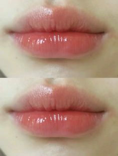 Lip Goals Natural, Bitten Lips Makeup, Pretty Lips Natural, Natural Red Lips, Natural Pink Lips, Face Art Makeup, Lipstick Stain