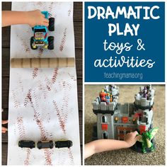 some toys and activities for kids to play with