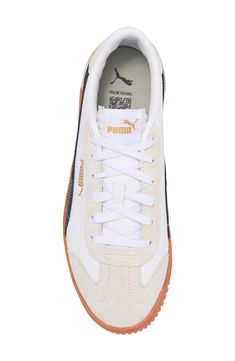 Show off skate-inspired style in this colorblock sneaker constructed with a bike-stitched toe, lightly padded collar and textured rubber sole. Synthetic upper and lining/rubber sole   Imported   Puma has received the Fair Labor Association accreditation, which signifies that the company has effective systems and procedures in place to successfully uphold fair labor standards throughout its supply chains, including strategies and tools to address and improve working conditions Sporty Lace-up Skate Shoes With Rubber Toe Cap, Sports Leather Skate Shoes With Rubber Toe Cap, Leather Skate Shoes With Rubber Toe Cap For Sports, Sporty Skate Shoes With Rubber Toe Cap, Sporty Leather Skate Shoes With Rubber Toe Cap, White Sneakers With Rubber Toe Cap For Sports, Supply Chain, Color Blocking, Nordstrom