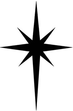 a black and white image of a star