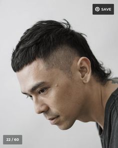 Asian Mullet Haircut, Asian Mullet Haircut Men, Asian Mullet, Mullet Man, Really Short Haircuts, Crew Cut Haircut, Short Punk Hair, Mullet Hair, Hair Guys