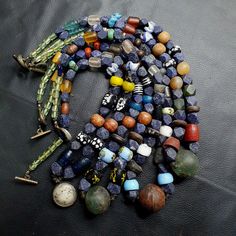 a bunch of beads that are sitting on a table