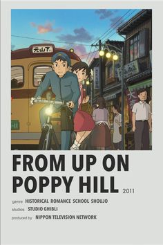 the poster for from up on poppy hill