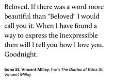 a quote from edna st vincent millay about love