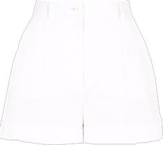 Luxury White Short Leg Bottoms, White High Waist Shorts With Buttons, White High-waisted Shorts For Daywear, Luxury White Short-leg Bottoms, White Wide-leg Shorts With Pockets, Shorts White, Dolce E Gabbana, White Shorts, Dolce And Gabbana