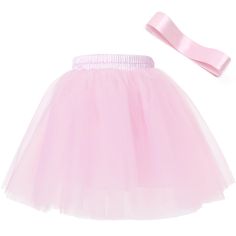 PRICES MAY VARY. 【Tutu Skirts for Girls】6 layers of tulle + 1 layer of soft satin, each layer is carefully designed to bring children a rich sense of layering and dreamy effect, making them as ethereal as fairies. 【Puffy skirt length】The length of the skirt is 35 cm/13.7 inches. Elasticized waistband for easy adjustment, fits girls ages 3-10 with a waist measurement of 50-80 cm/19.9-31.7 inches. Available in a variety of colors: black tutu, white tutu, pink tutu, blush pink tutu, red tutu, starr Pink Tutu Dress For Birthday With Tulle Skirt, Cute Pink Tutu Dress For Play, Tulle Tutu Skirt Kids, Pink Tulle Princess Skirt, Pink Tutu Ballet, Gray Tutu, Green Tutu, Red Tutu, Girl Tutu Skirt