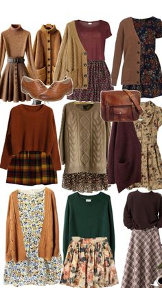 Best Winter Outfits, Cottagecore Outfits, Look Retro, Fashion Inspiration Design, Midi Skirts, Look Vintage, And Dresses, Mode Vintage, Mode Inspiration