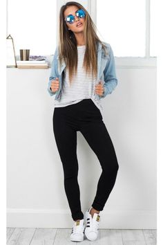 Stylish Fall Outfits, Chique Outfits, Joggers Outfit, Legging Outfits, Outfit Jeans, Outfit Trends