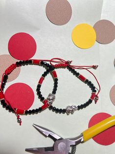 Good Luck Elephant Charm Red & Black Bracelet - Etsy.de Good Luck Elephant, Valley City, Happy July, Red Rope, Black Bracelet, Elephant Charm, Black Bracelets, Red Bead, Beautiful Family