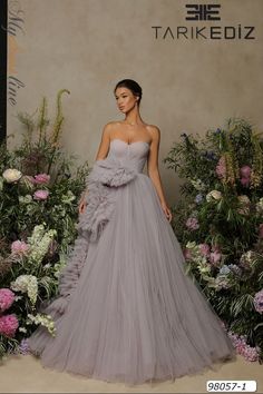 Tarik Ediz 98057 - Mydressline Dress Bustle, Long Fitted Dresses, Strapless Evening Dress, Tarik Ediz, Trumpet Gown, Strapless Sweetheart Neckline, Full Length Gowns, Ball Gowns Evening, Evening Dresses For Weddings