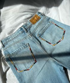 "Thrifted, one of a kind, embroidered Frank and Oak jeans!  Pant details: Style: Karen/Kick-flare  High Rise(11\") Inseam - 23\" Size: W27"