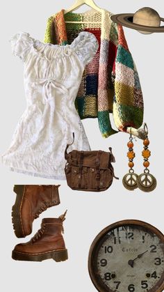 🪐🌟 #fashion #clothes #dress Soft Cottagecore Outfits, Looks Hippie, Fairycore Dark, Estilo Hippy, Mode Hippie, Earthy Outfits, Aesthetic Y2k, Dark Academia Aesthetic, Academia Aesthetic