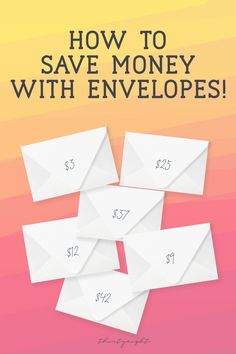 how to save money with envelopes