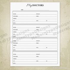 a printable medical procedure form with the words my surges / procedure on it