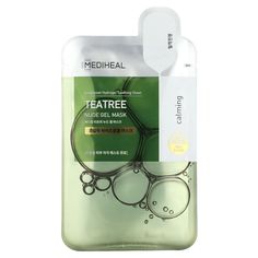 iHerb offers free shipping on orders over $25. Embossed Hydrogel Soothing Sheet Calming Teatree Solution Relaxing Specially designed embossed hydrogel sheet mask formulated with active ingredients of tea tree for smooth skin. Mediheal Sheet Mask, Tea Tree Mask, Cartoon Nature, Beauty Mask, Gel Mask, Sheet Mask, Health Products, Home Health, Christmas Wishlist