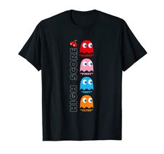 PRICES MAY VARY. Officially licensed PAC-MAN item Various PAC-MAN designs available, from retro PAC-MAN designs to the latest "pac" designs. Search by "PAC-MAN" or "PACMAN" to find all merchandise! Lightweight, Classic fit, Double-needle sleeve and bottom hem Pac Man Birthday Tshirt, Bandai Namco Entertainment, Pac Man, Branded T Shirts, Top Fashion Brands, Shop Top, Neck T Shirt, Fashion Brands, Top Styles