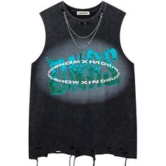 Shirts Trendy Streetwear Tank Top With Crew Neck, Trendy Crew Neck Tank Top For Streetwear, Trendy Cotton Tank Top With Graphic Print, Trendy Cotton Graphic Print Tank Top, Sporty Sleeveless T-shirt With Letter Print, Graphic Print Crew Neck Tank Top For Summer, Summer Streetwear Crew Neck Tank Top, Summer Graphic Print Crew Neck Tank Top, Trendy Summer Tank T-shirt